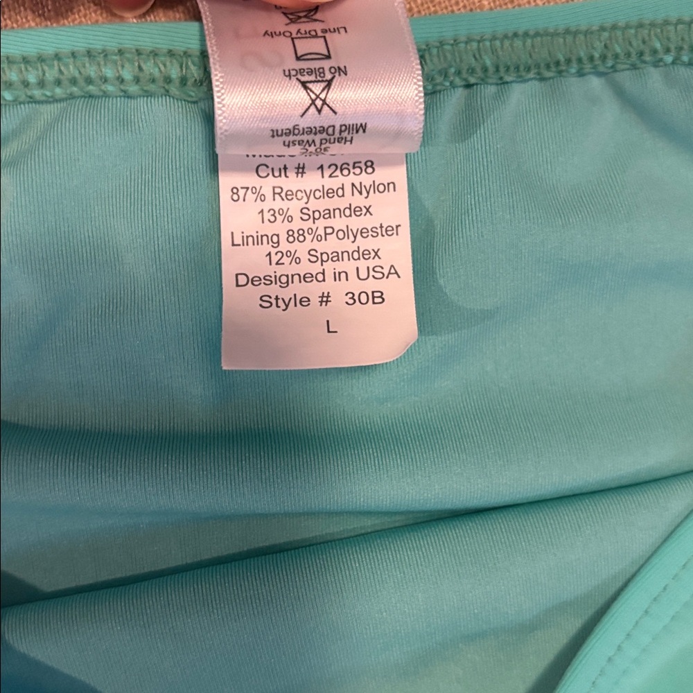 Turquoise Swimsuit Set - Picture 3 of 5